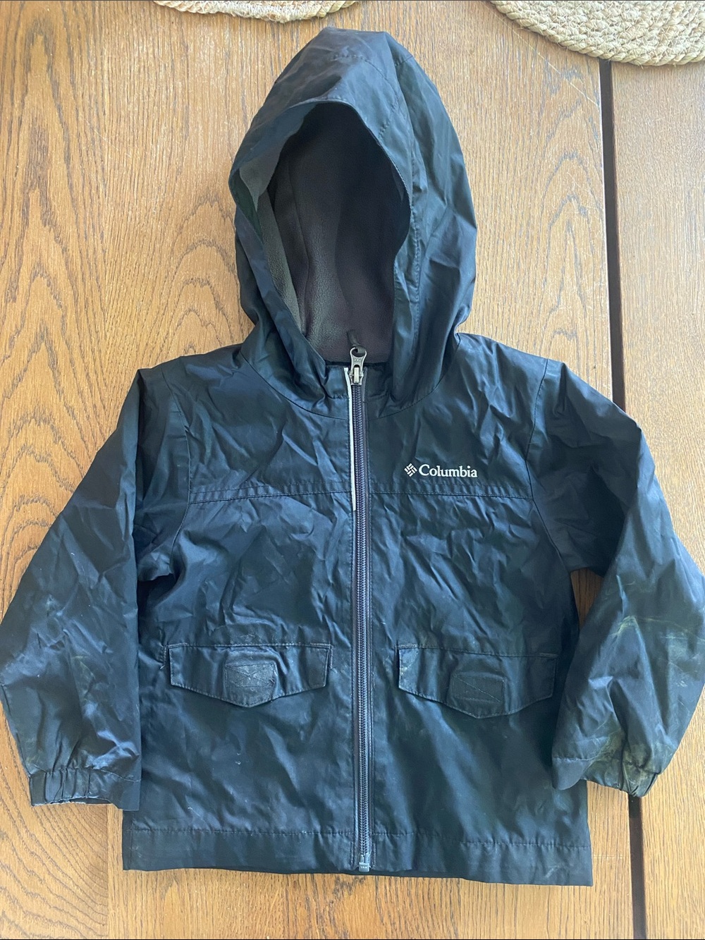 Columbia Black Toddler Rain Jacket